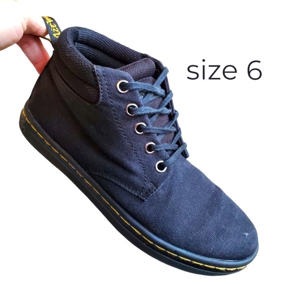 Dr. Martens Shoes - Dr. Martens Belmont black lace up shoes, size 6 womens, casual